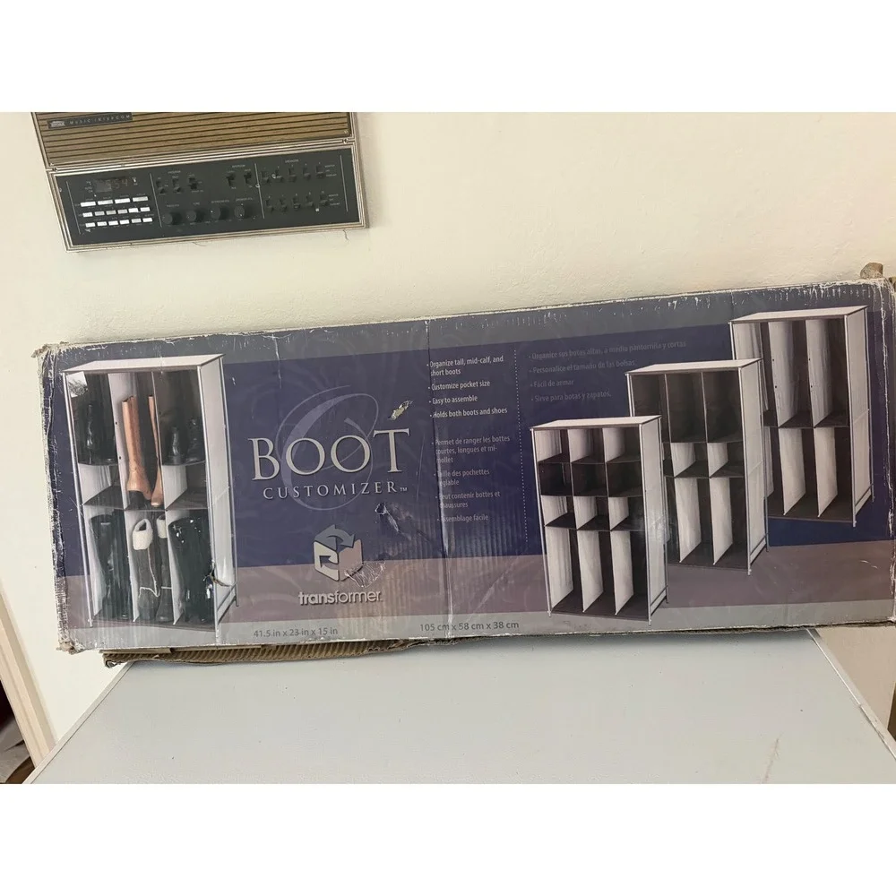 Transformer Boot Customizer Adjustable Shoe Rack Storage Organizer New